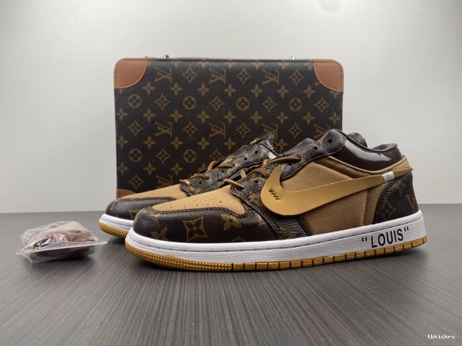 Rep TBkick Jordan x 1 AJ1 Off-Louis Air LOW OW 0721
